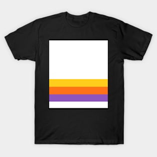 yellow orange purple short (light) T-Shirt